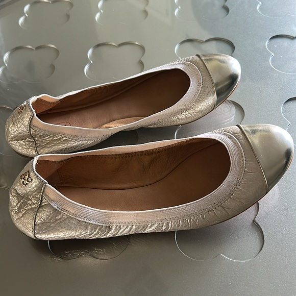 COACH Women's Dalia Gold Ballet Flat Size 9 1/2 - Picture 12 of 17